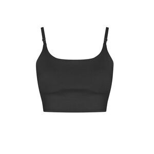 Awdis Womens/Ladies Tech Recycled Sports Bra / Jet Black